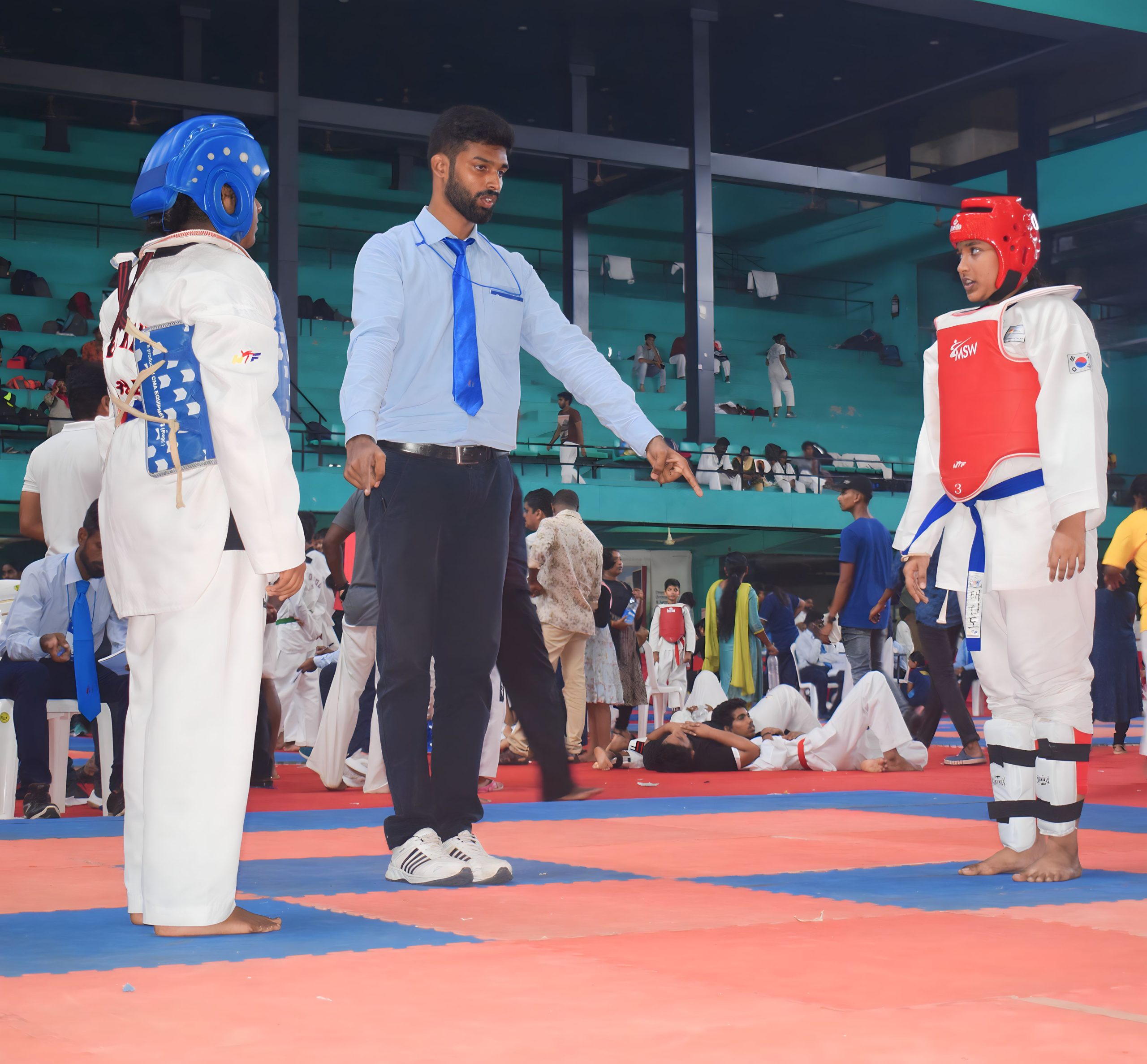 Ameer Vayalar brings electronic scoring to Friends Taekwondo Academy, boosting training precision for athletes