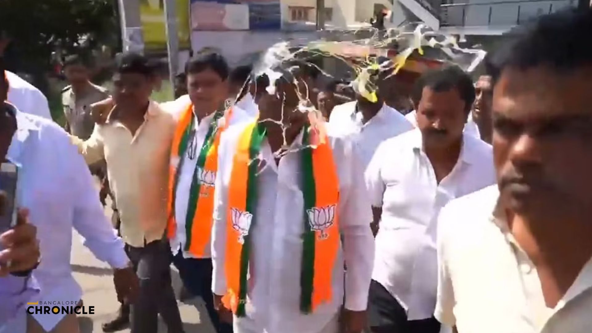 Egg Thrown at Bengaluru BJP MLA Munirathna Amid Political Turmoil, Three Detained