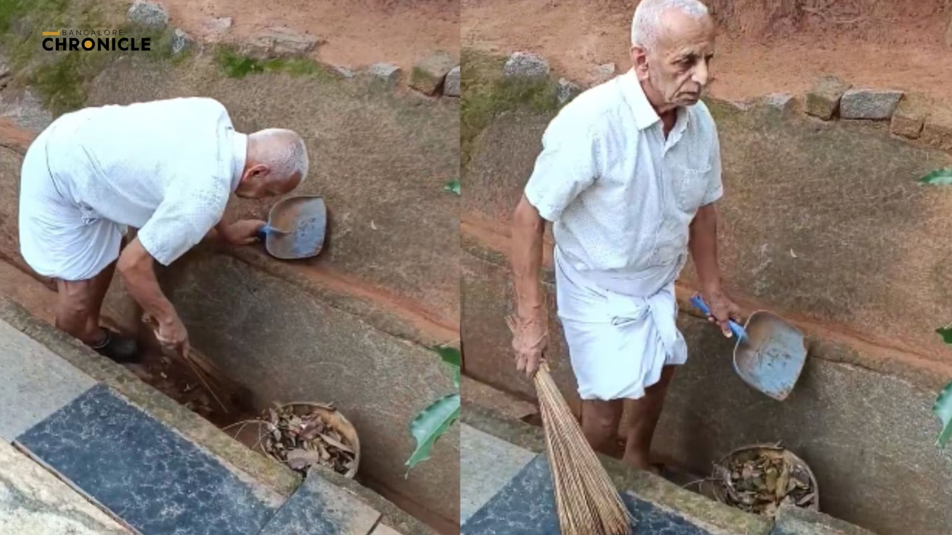 Inspiring 83-Year-Old Man in Bengaluru Cleans Streets Daily for 2 Hours Amid Government Inaction – A True Beacon of Dedication