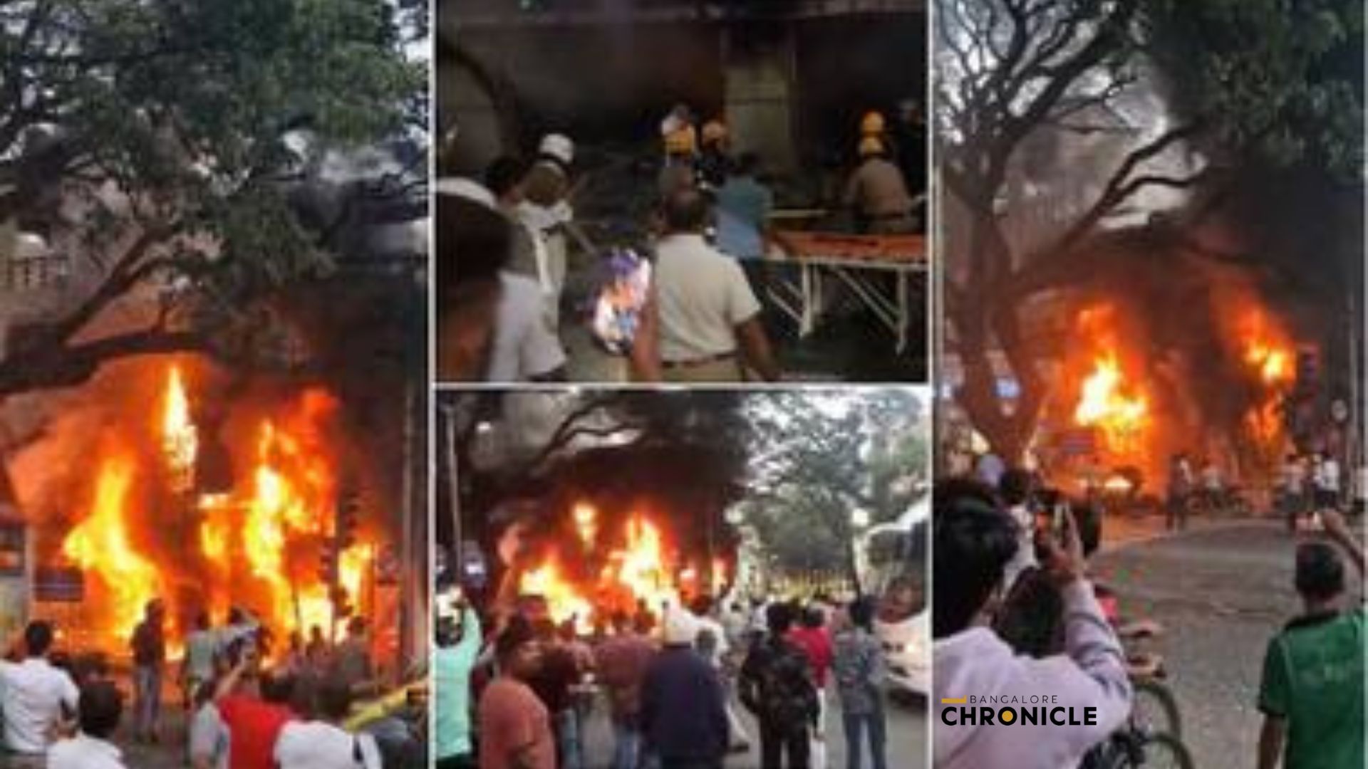 Massive Bengaluru Blaze Destroys Over 50 Two Wheelers at Showroom: Electric Short Circuit Suspected